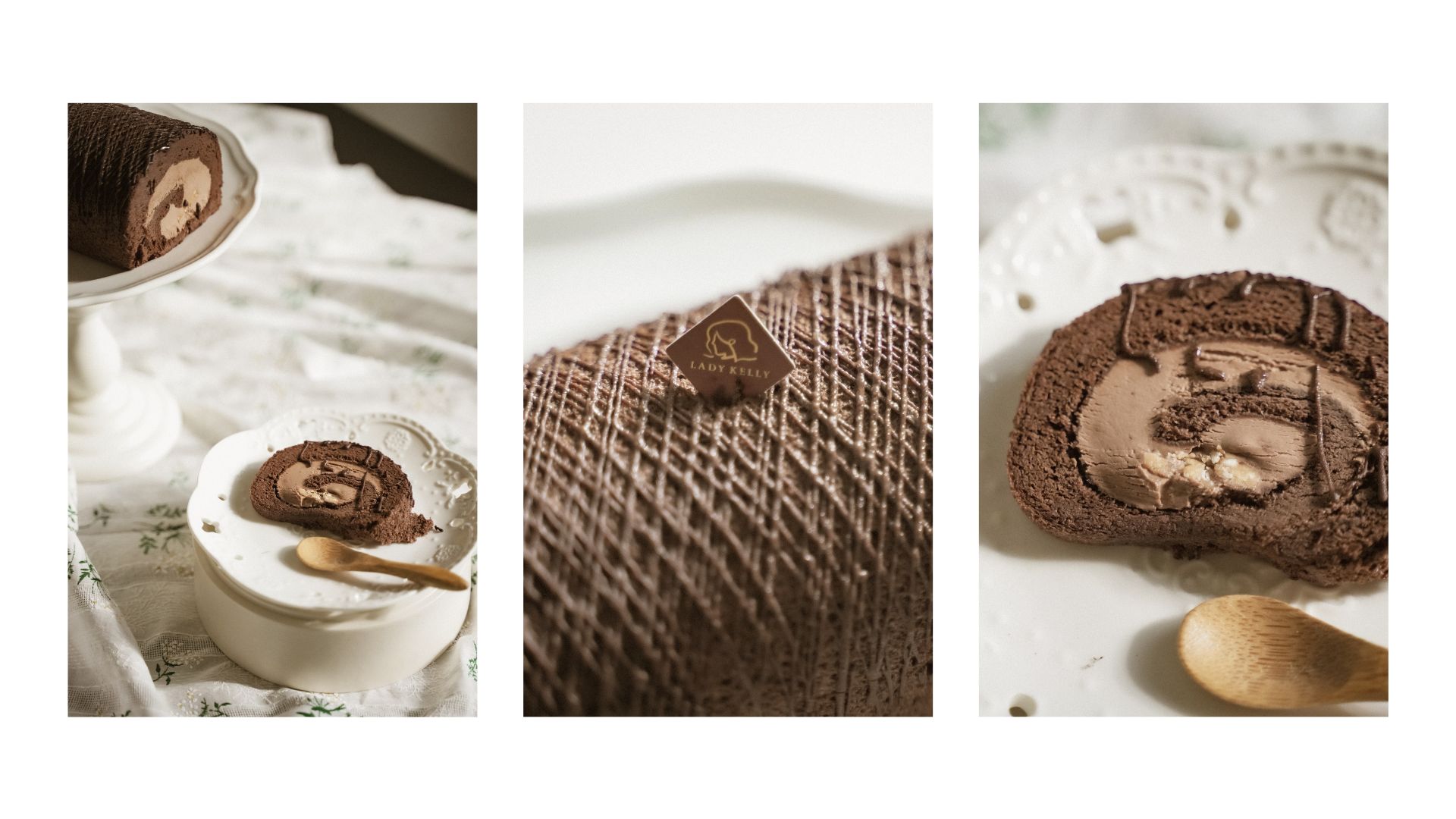 LADY KELLY黑絲綢巧克力蛋糕細節